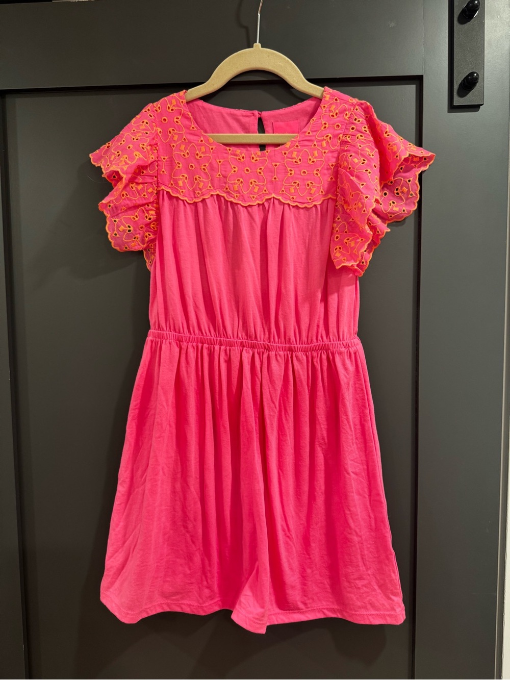 Lilly Pulitzer YOUTH eyelet flutter dress